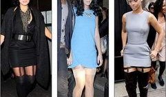 明星黑丝袜穿搭